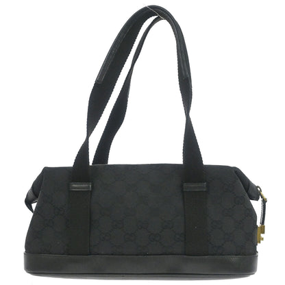 Gucci Black Canvas GG Handbag