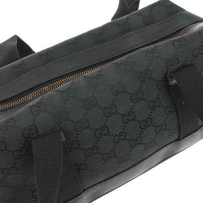 Gucci Black Canvas GG Handbag