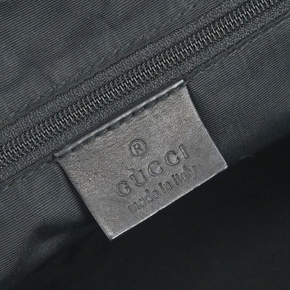 Gucci Black Canvas GG Handbag