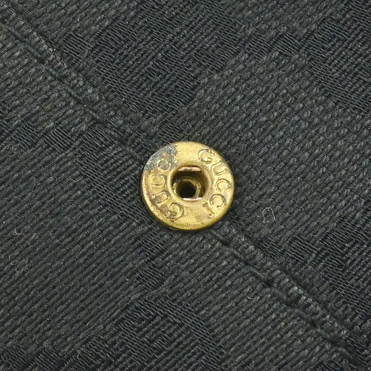 Gucci Black Canvas GG Handbag