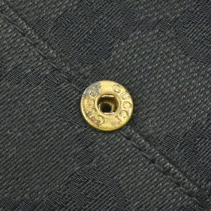 Gucci Black Canvas GG Handbag