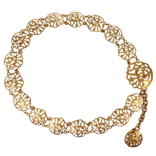 Chanel Chain Belt Gold 25/6097 Small Good