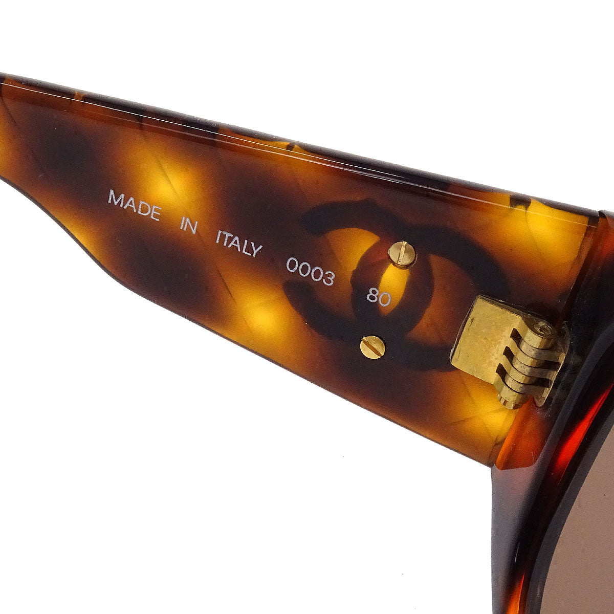 Chanel Sunglasses Eyewear Brown Small Good