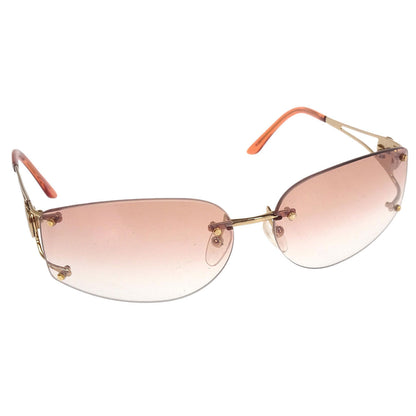 Celine Sunglasses Eyewear Brown Small Good