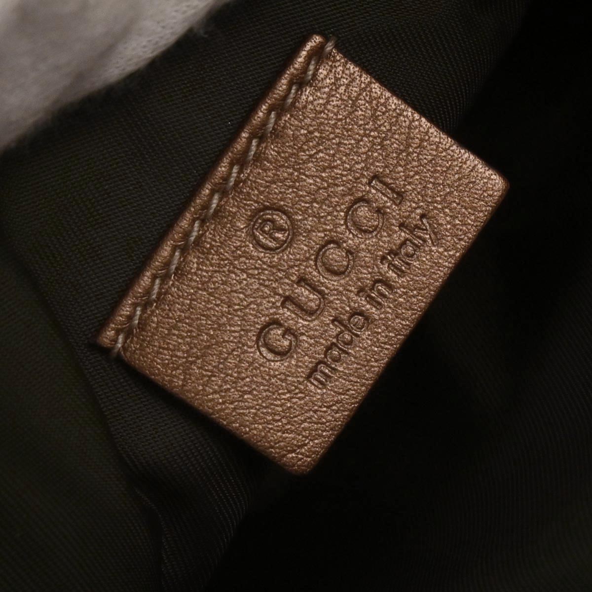 Gucci Bronze Lovely Heart GG Handbag