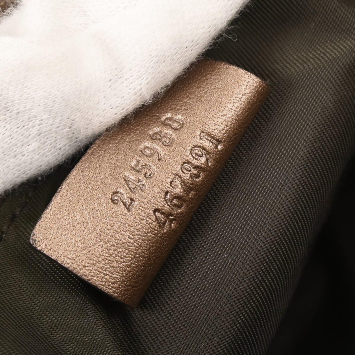 Gucci Bronze Lovely Heart GG Handbag