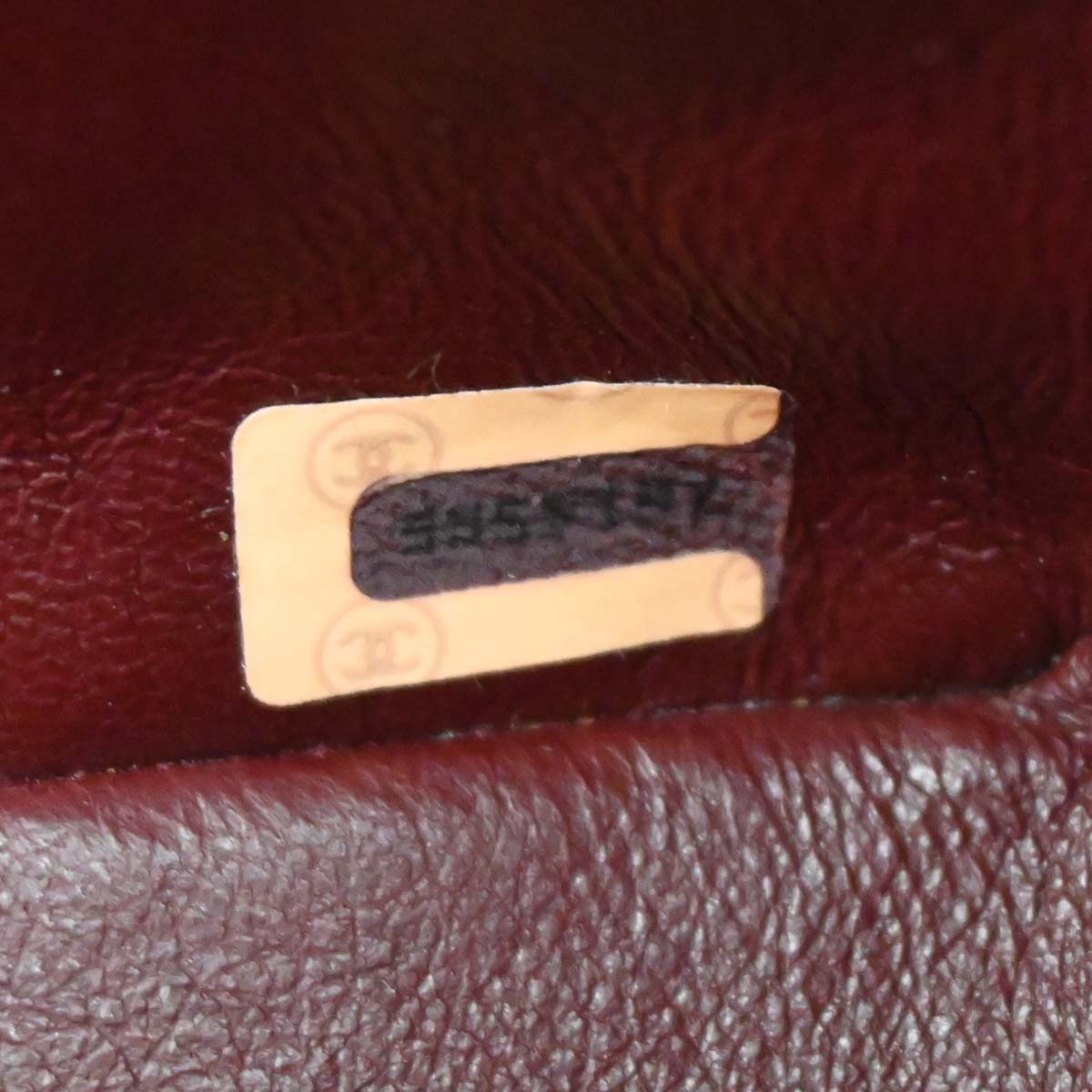 Chanel 1989-1991 Black Lambskin Straight Flap Shoulder Bag