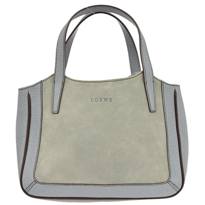 Loewe Light Blue Suede Handbag