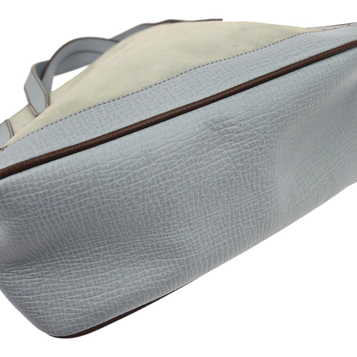 Loewe Light Blue Suede Handbag