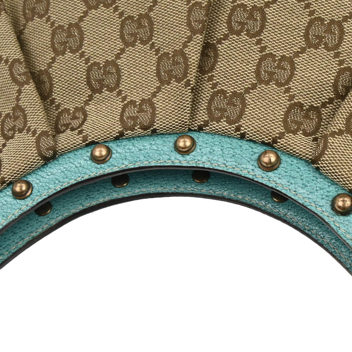 Gucci Beige Bamboo GG Handbag