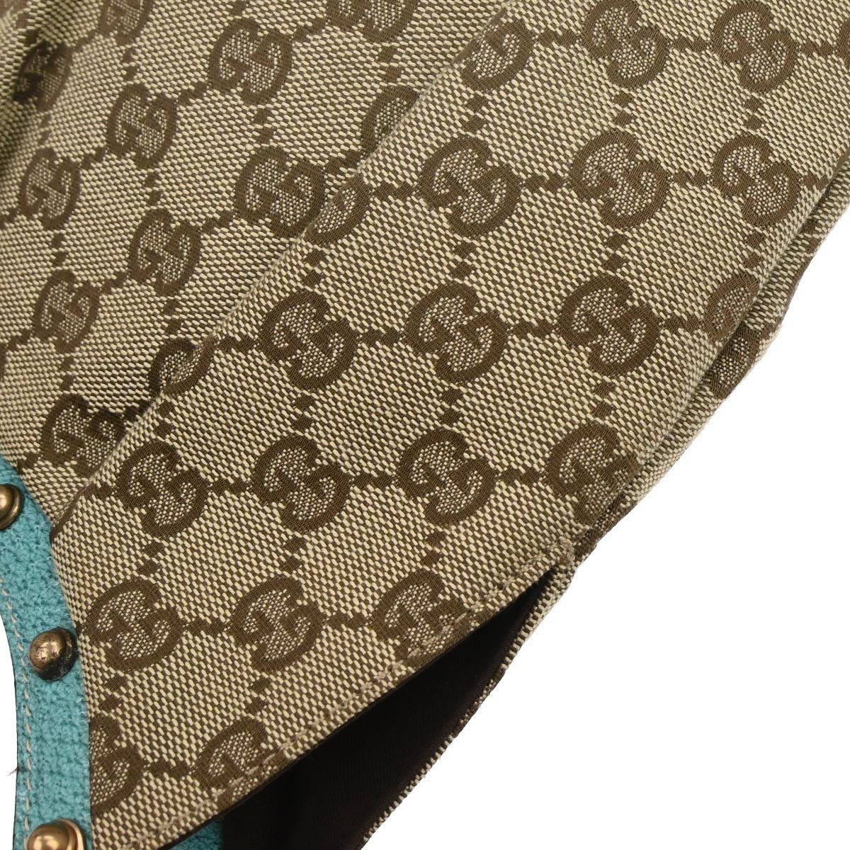 Gucci Beige Bamboo GG Handbag