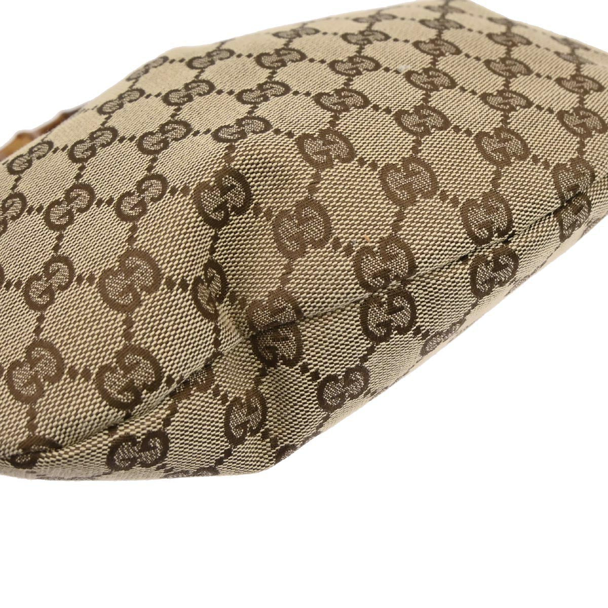 Gucci Beige Bamboo GG Handbag