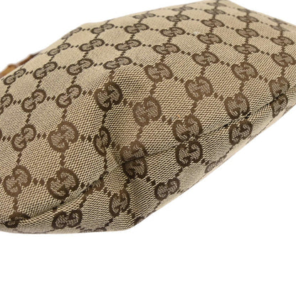 Gucci Beige Bamboo GG Handbag