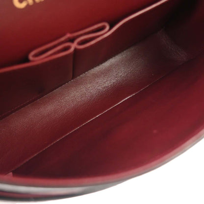 Chanel 1994-1996 Black Lambskin Medium Classic Double Flap Shoulder Bag