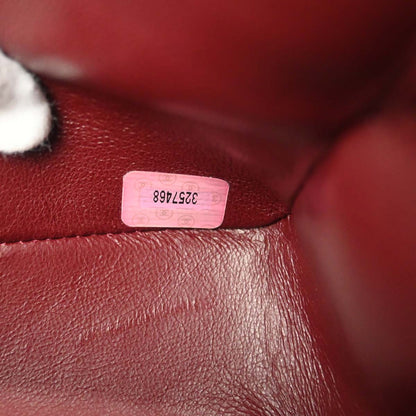 Chanel 1994-1996 Black Lambskin Medium Classic Double Flap Shoulder Bag