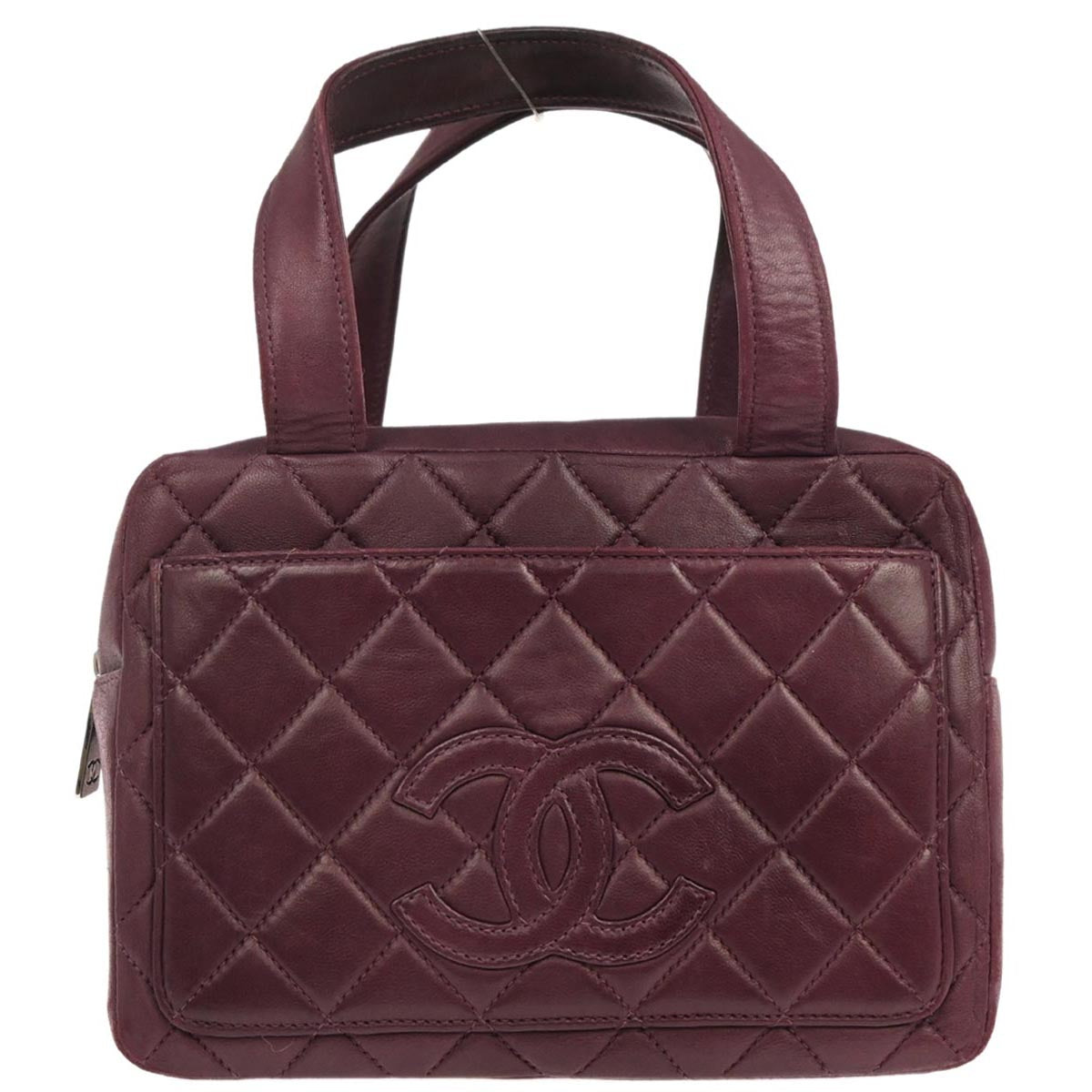 Chanel 2000-2002 Purple Lambskin Handbag