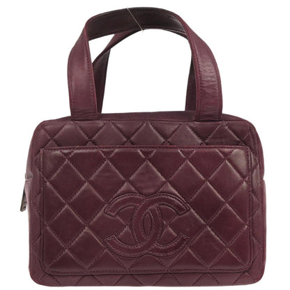 Chanel 2000-2002 Purple Lambskin Handbag