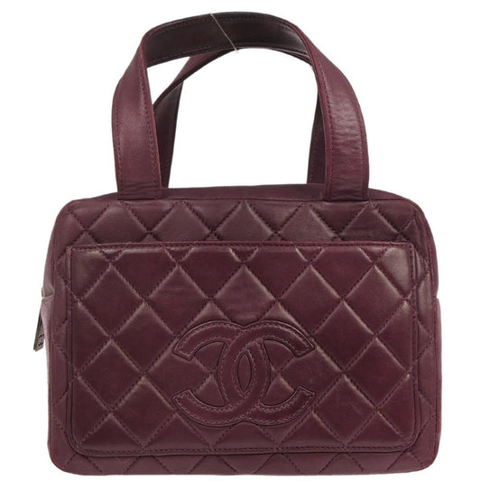 Chanel 2000-2002 Purple Lambskin Handbag