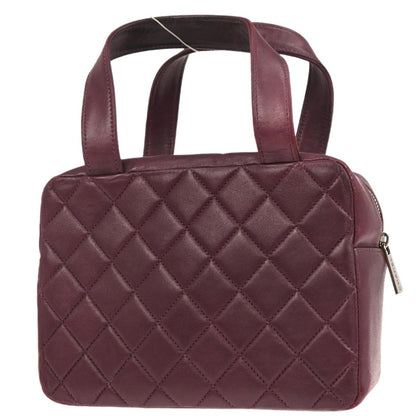 Chanel 2000-2002 Purple Lambskin Handbag