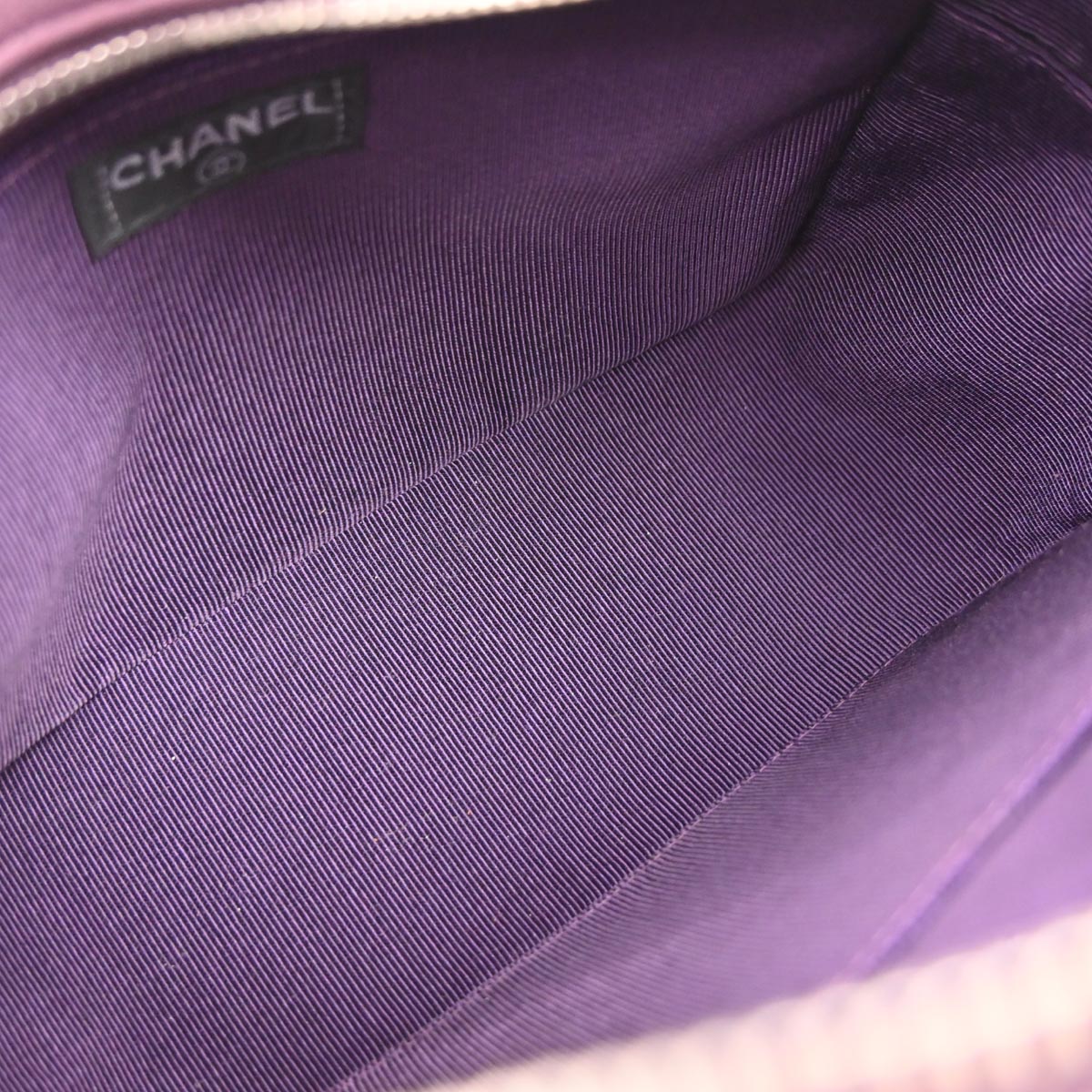 Chanel 2000-2002 Purple Lambskin Handbag