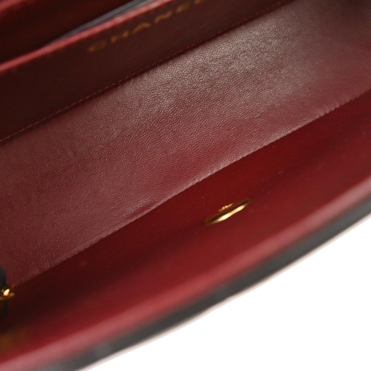 Chanel 1991-1994 Black Lambskin Mademoiselle Single Flap Shoulder Bag