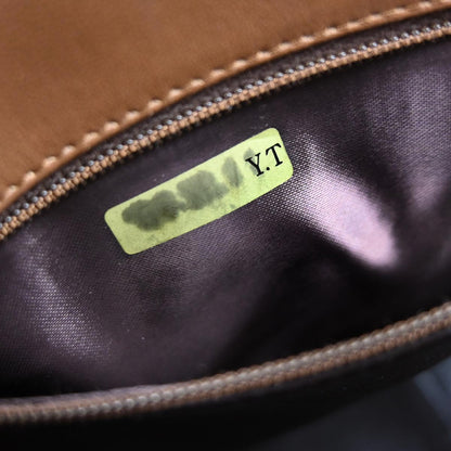 Chanel 1996-1997 Brown Lambskin Shoulder Bag