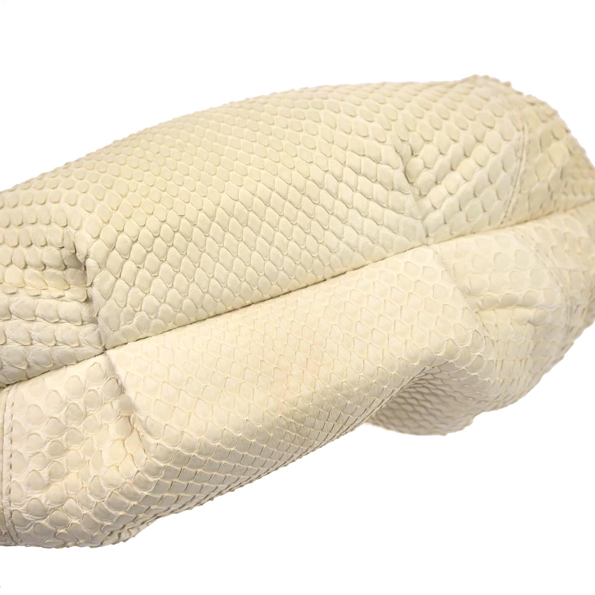 Chanel * White Python Handbag