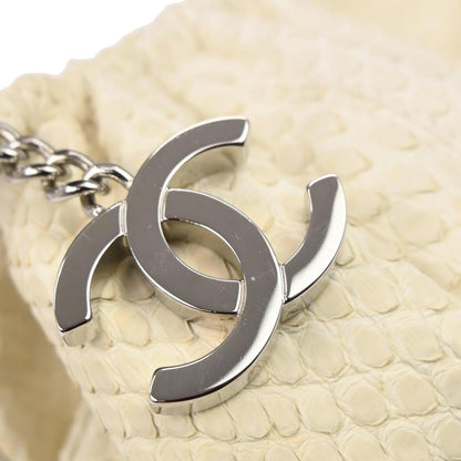 Chanel * White Python Handbag