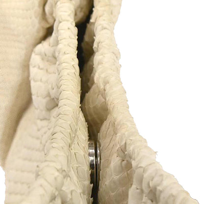 Chanel * White Python Handbag