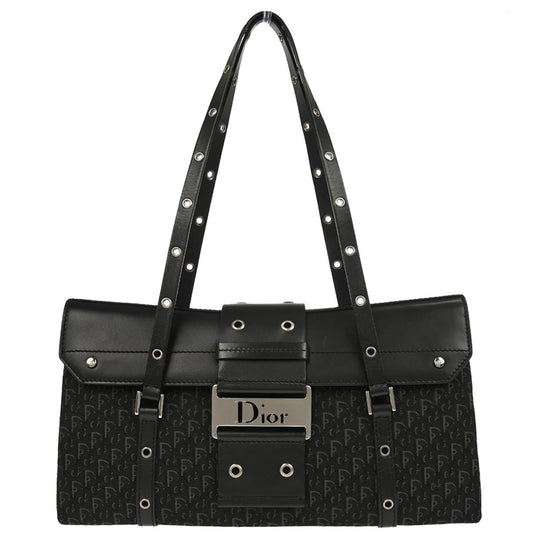 Christian Dior Black Street Chic Tote Handbag