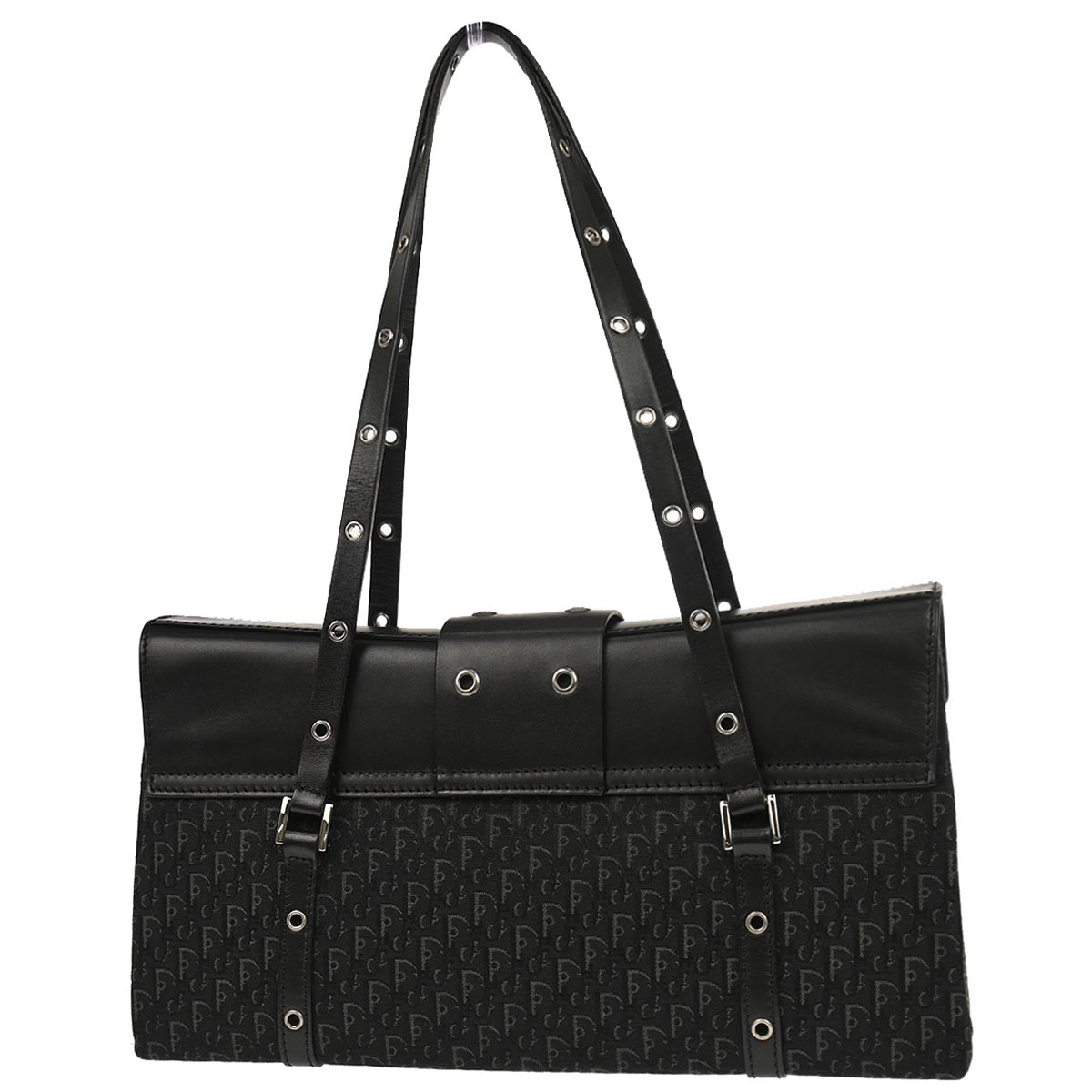 Christian Dior Black Street Chic Tote Handbag