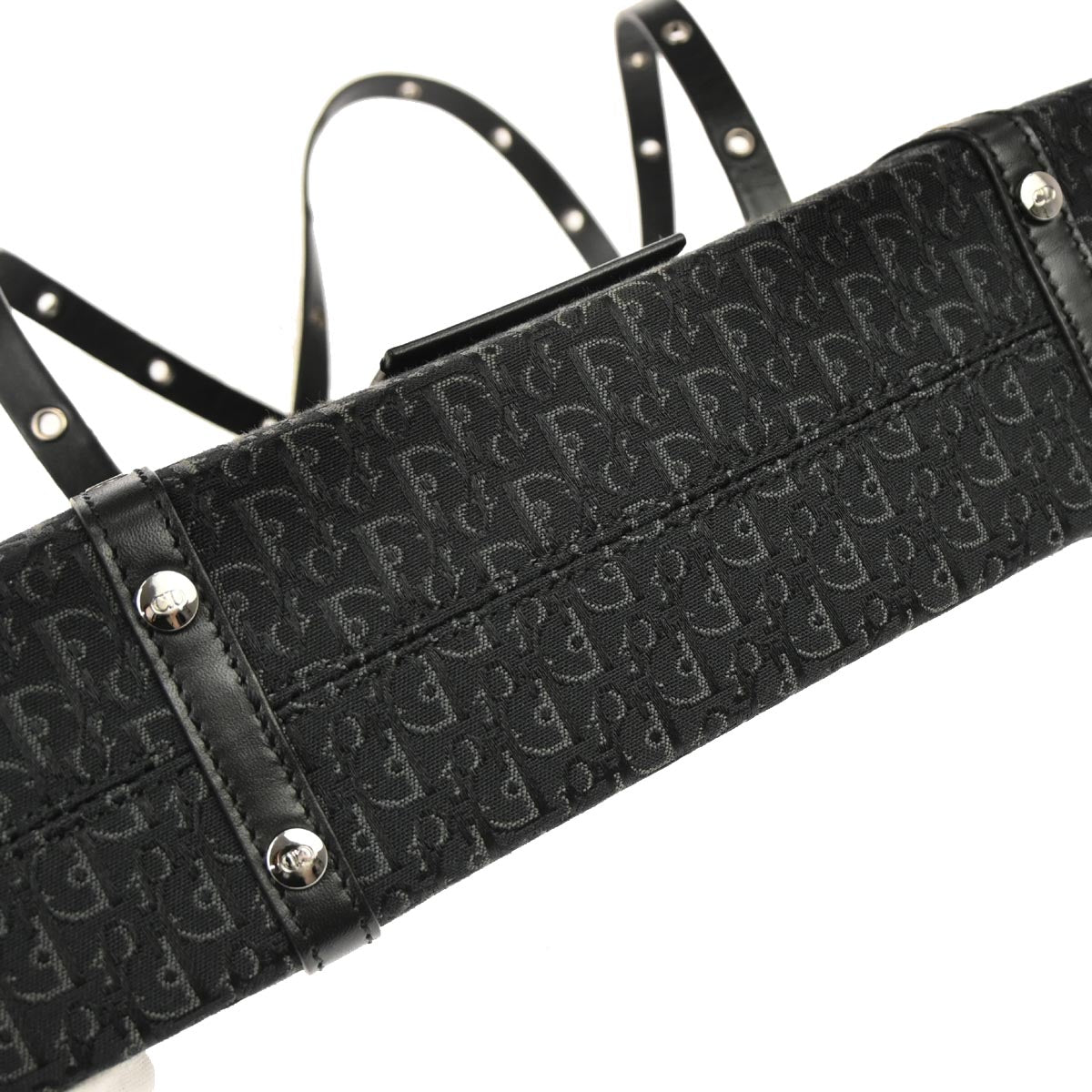 Christian Dior Black Street Chic Tote Handbag