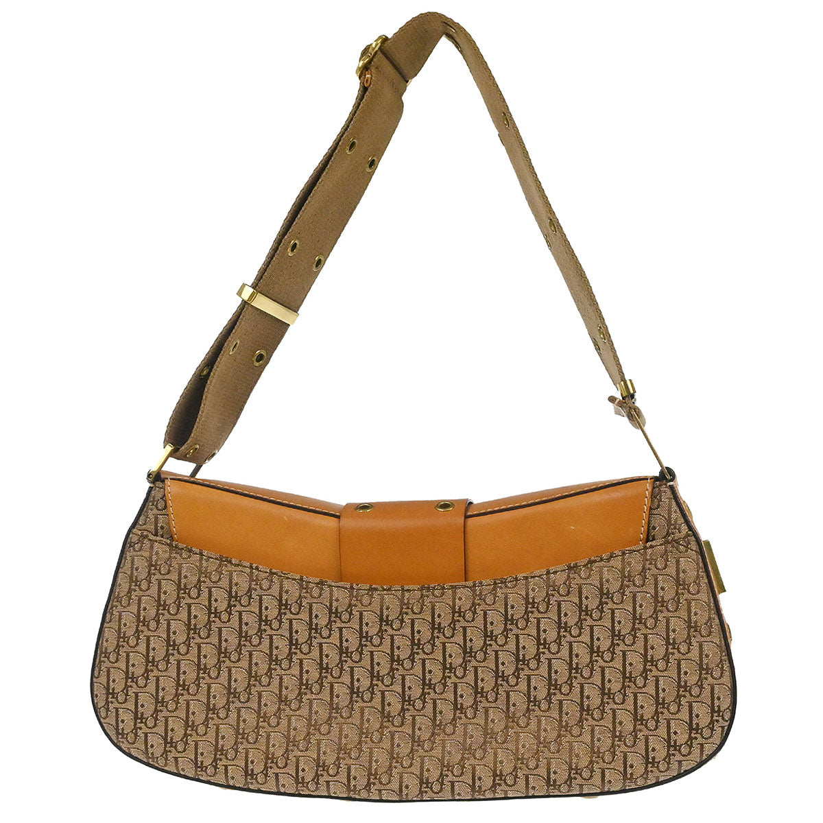 Christian Dior Brown Street Chic Columbus Shoulder Bag
