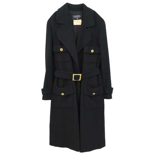 Chanel 1994 Coat Black #40