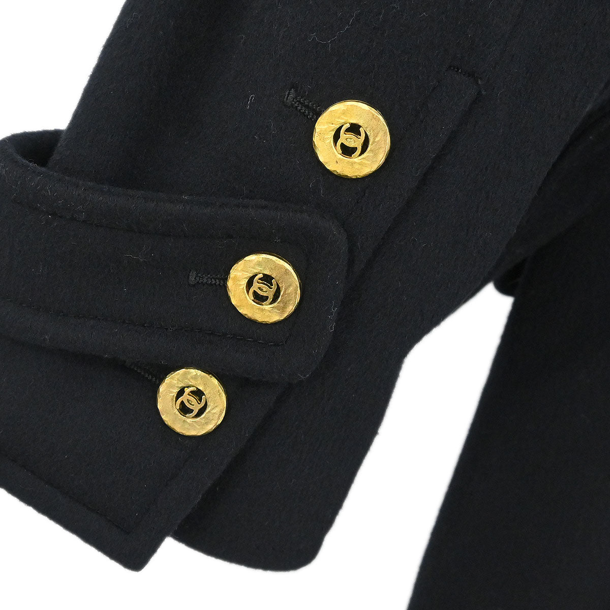 Chanel 1994 Coat Black #40
