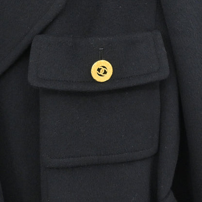 Chanel 1994 Coat Black #40