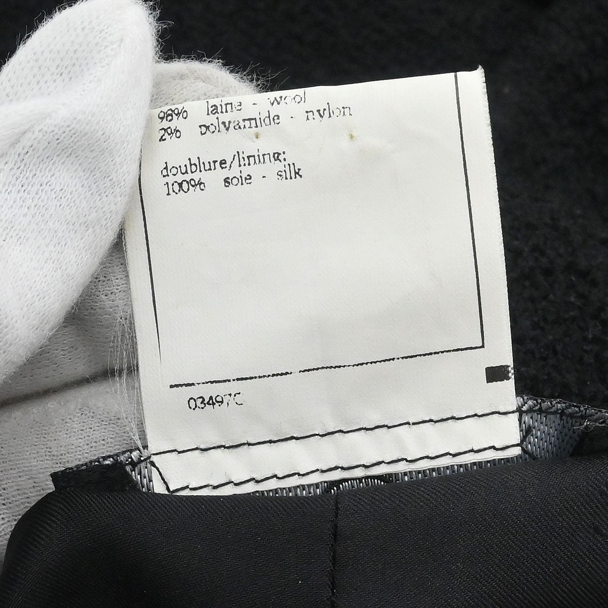 Chanel 1995 Single Breasted Collarless Jacket Black #40