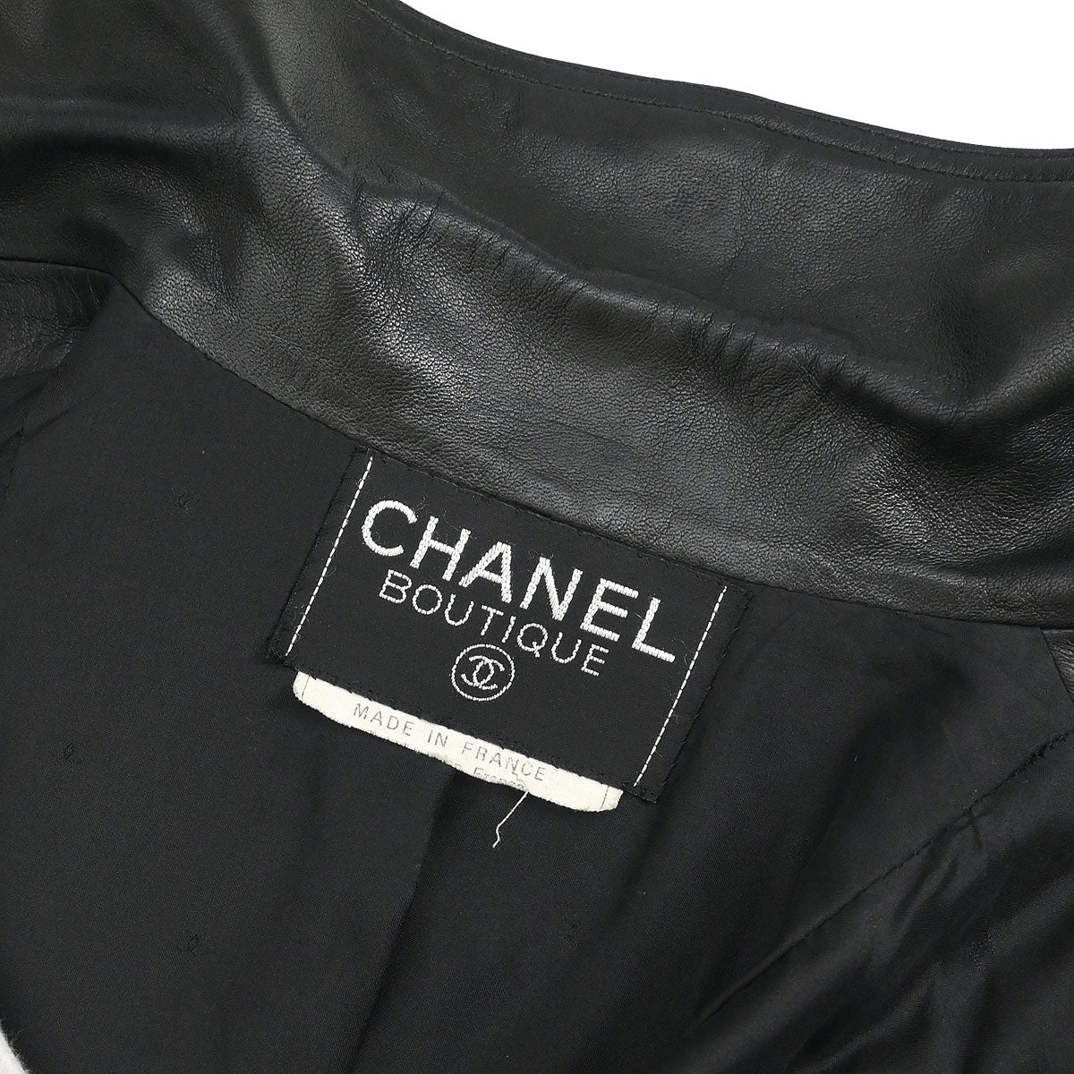 Chanel Double Breasted Jacket Black