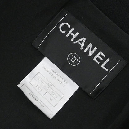 Chanel 2005 Emblem Single Breasted Jacket Black #38