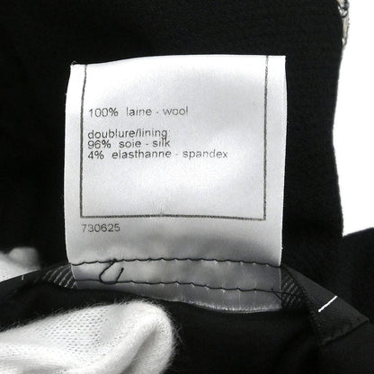 Chanel 2005 Emblem Single Breasted Jacket Black #38