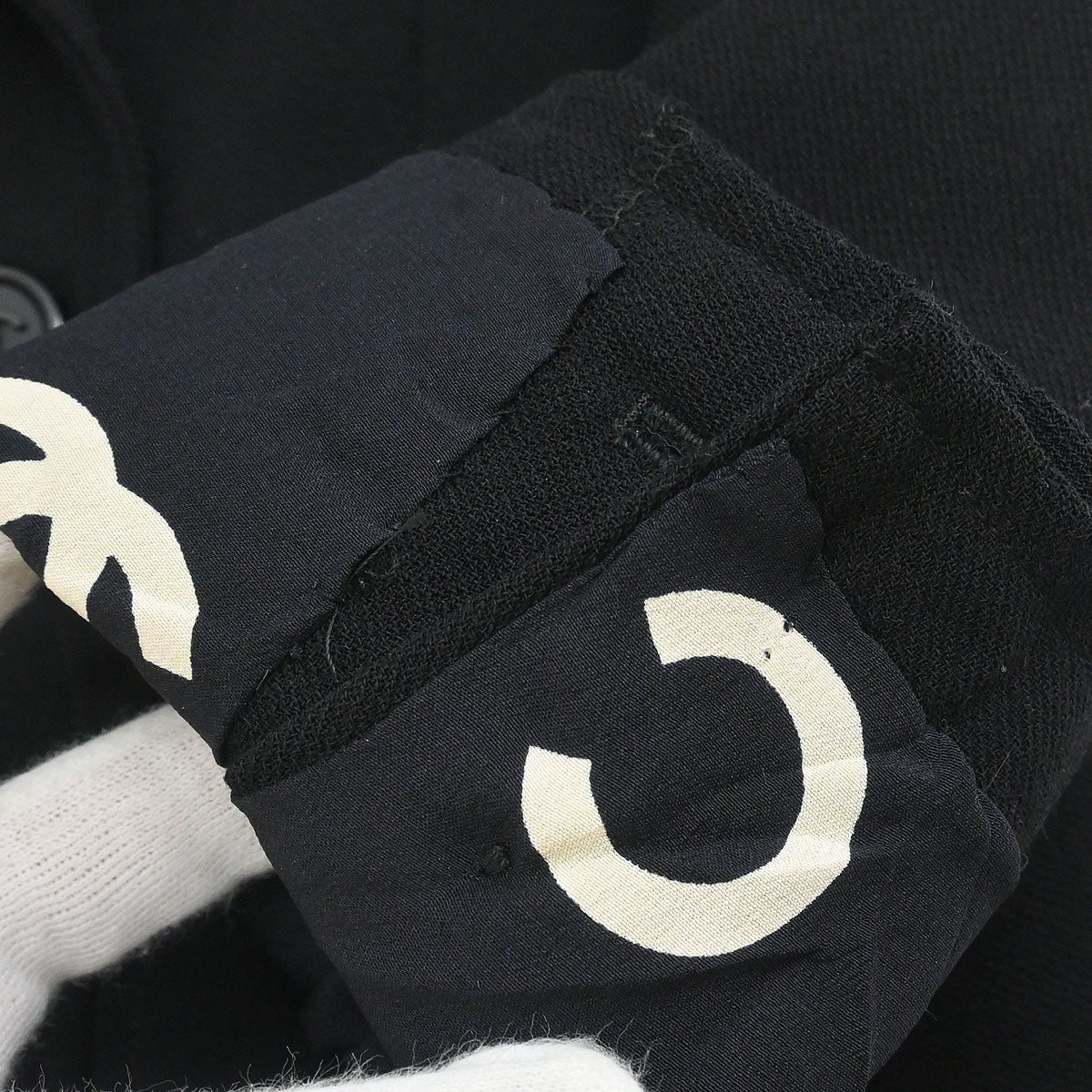 Chanel 1997 Double Breasted Jacket Black #38