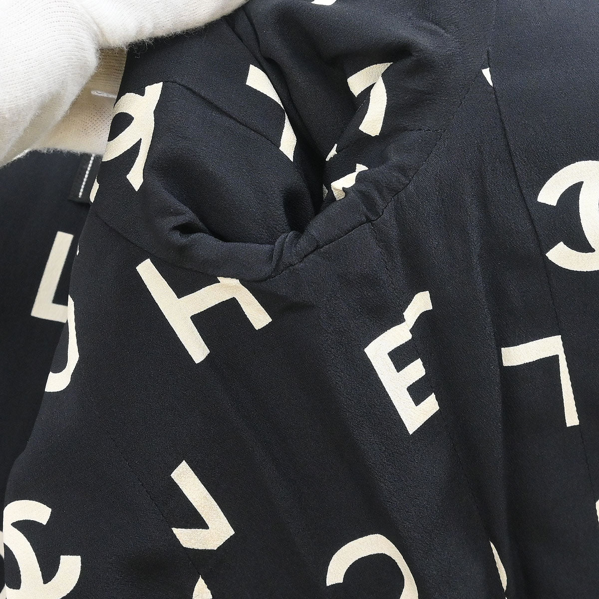 Chanel 1997 Double Breasted Jacket Black #38