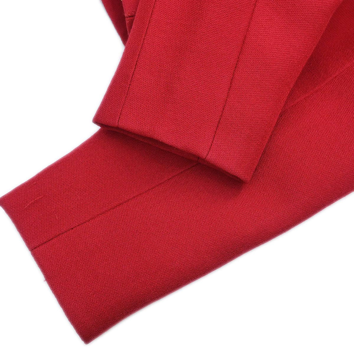 Chanel 2001 Single Breasted Jacket Red #34