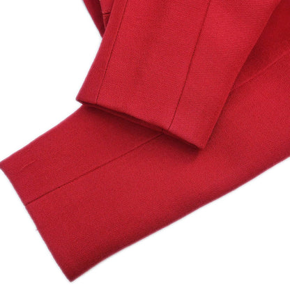 Chanel 2001 Single Breasted Jacket Red #34