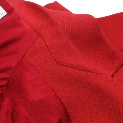 Chanel 2001 Single Breasted Jacket Red #34