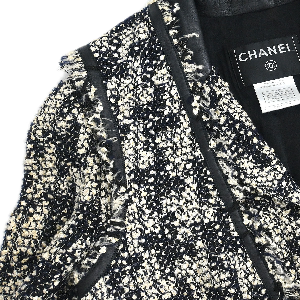 Chanel 2005 Set Jacket Vest Black #38