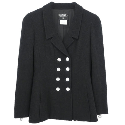 Chanel 1997 Double Breasted Jacket Black #36
