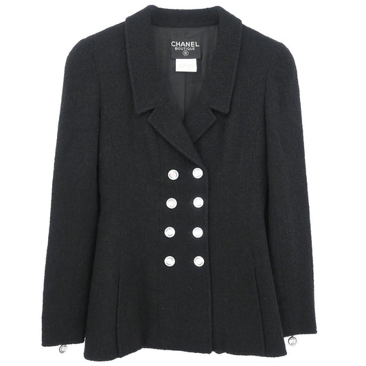 Chanel 1997 Double Breasted Jacket Black #36