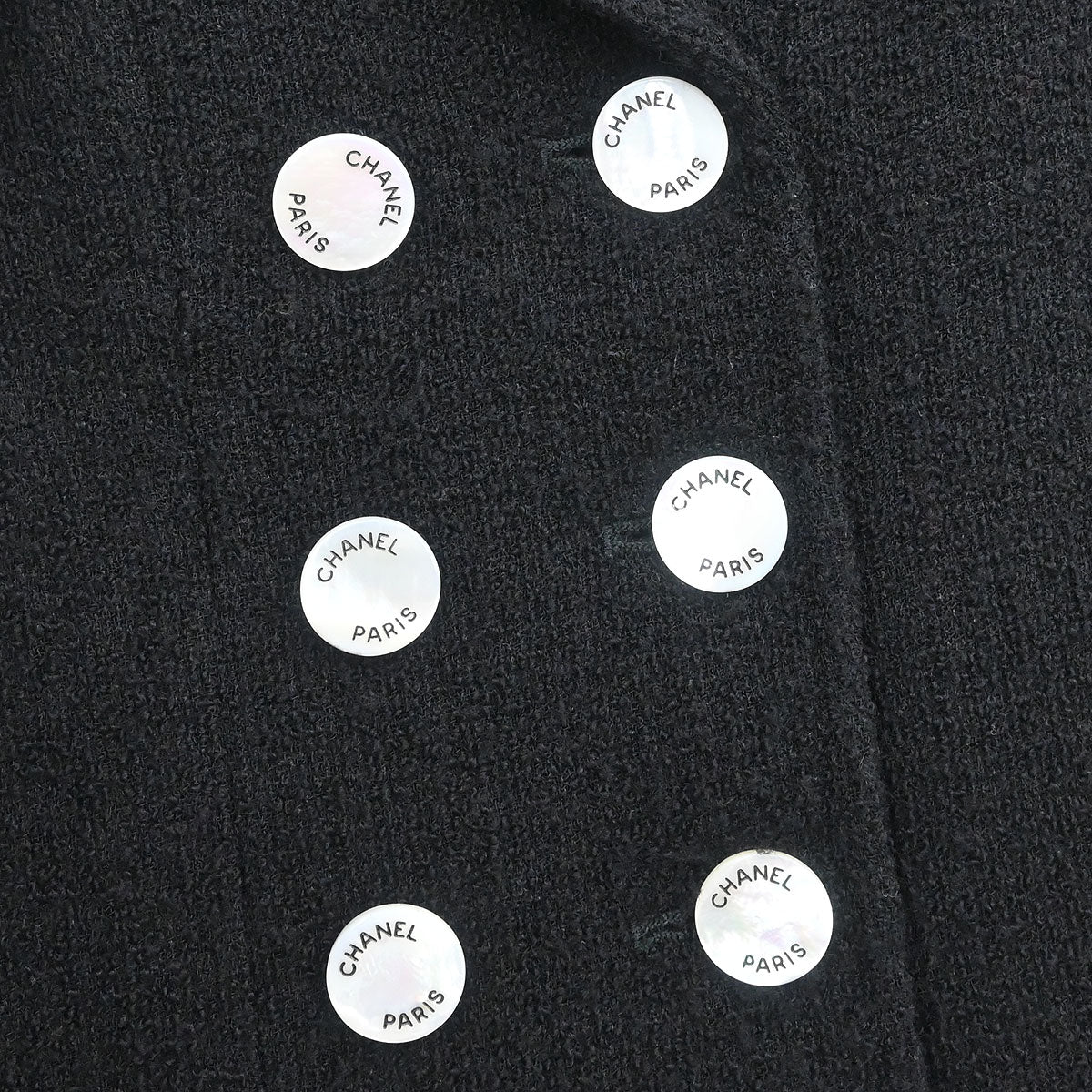 Chanel 1997 Double Breasted Jacket Black #36