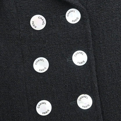 Chanel 1997 Double Breasted Jacket Black #36